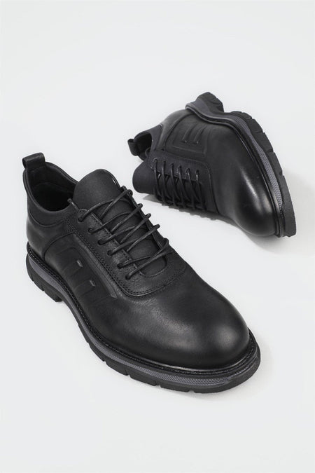 3815 Men's Causal Shoes - Black - MALLTURK