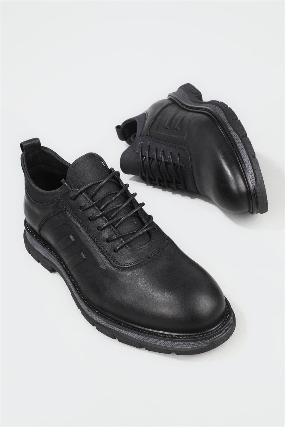 3815 Men's Causal Shoes - Black - MALLTURK