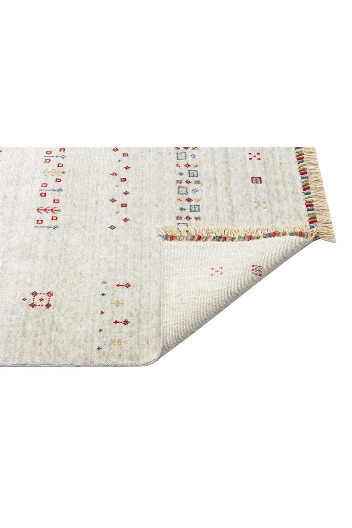 Eko Hali Authentic Patterned, Made with Special Non-Shedding and Easy-to-Clean Viscose, Handcrafted on a Special Loom. - MALLTURK