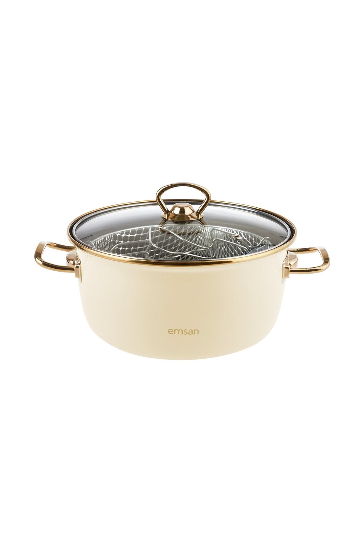 Emsan Nostalji Enamel Frying Pot - MALLTURK