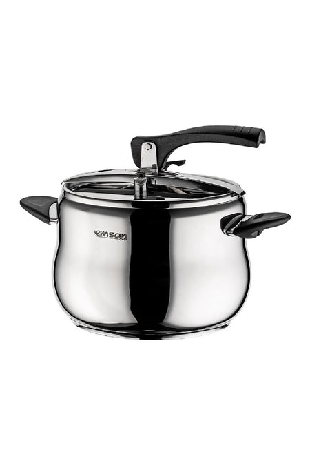 Emsan Burcu Stainless Steel Pressure Cooker 4 Lt - MALLTURK