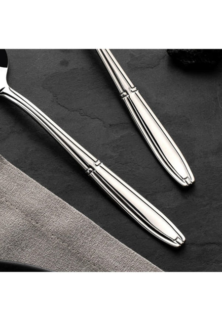 Nehir Plain parlak bicaksiz Fork Spoon Set servis setli 66 Piece 12 Place Setting - MALLTURK