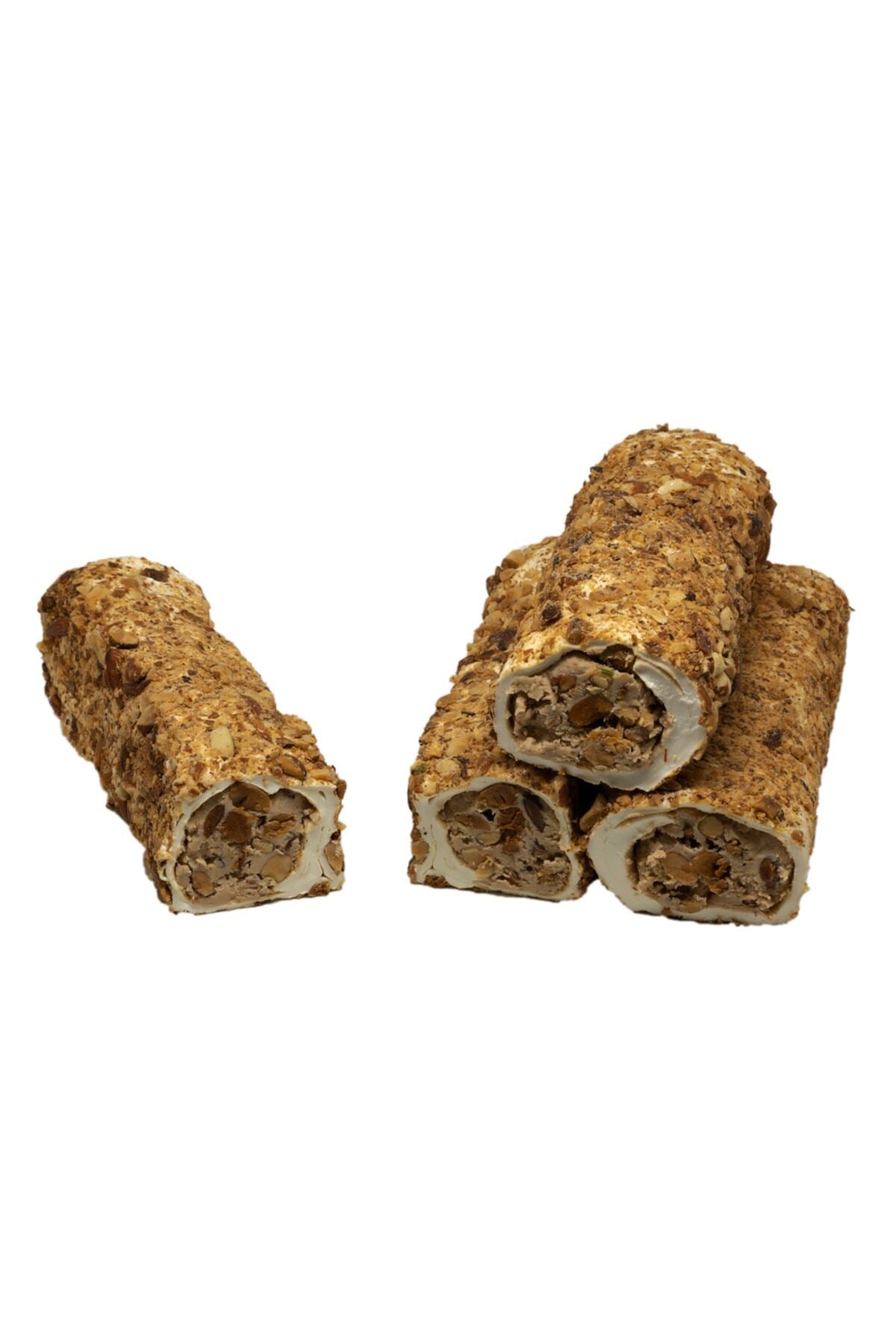 Sekerci caferzade Almond and Hazelnut Cream Sultan Style Rolled Turkish Delight 500 g - MALLTURK