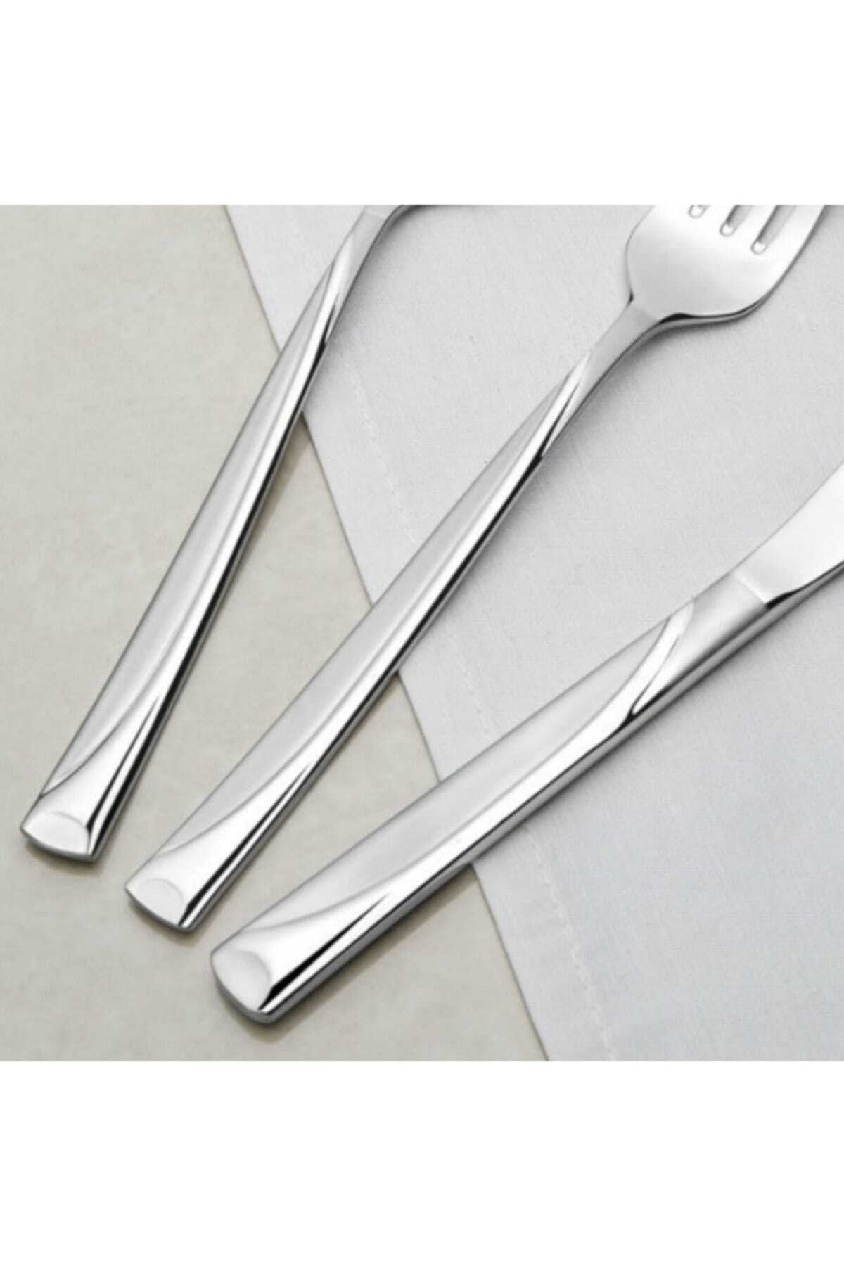 Nehir fiesta Satin 30 Piece karton Boxed Fork Spoon Set 18 10 304 1 kalite bicaksiz - MALLTURK