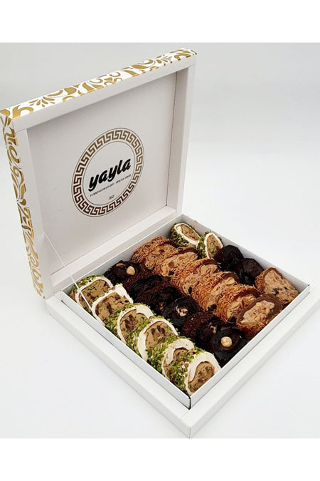 yayla kuruyemis Assorted Rolled Turkish Delight 1kg - MALLTURK