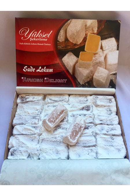 Yuksel sekerleme Plain Turkish Delight - MALLTURK