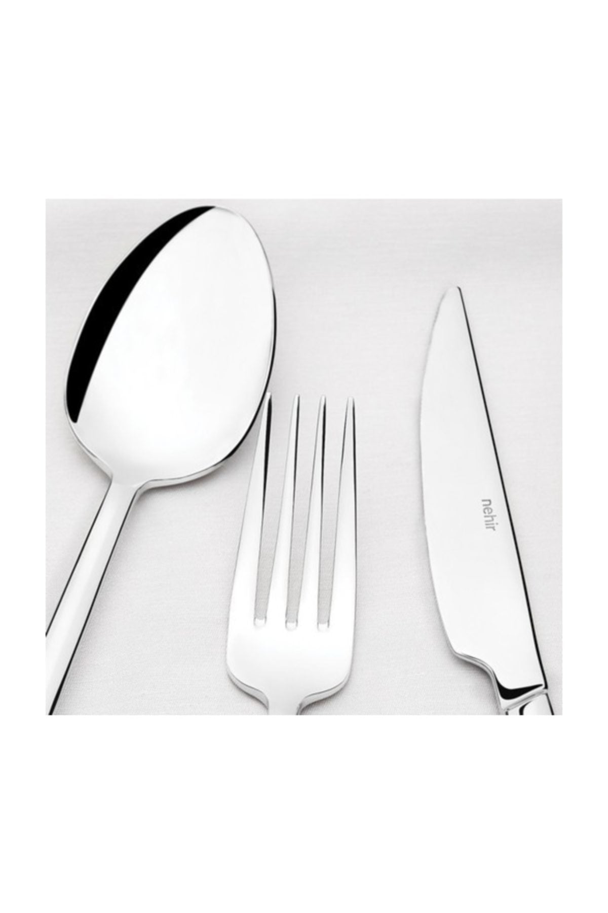 Nehir dalyan Plain 89 Piece karton Boxed Flatware Set 18 10 304 - MALLTURK