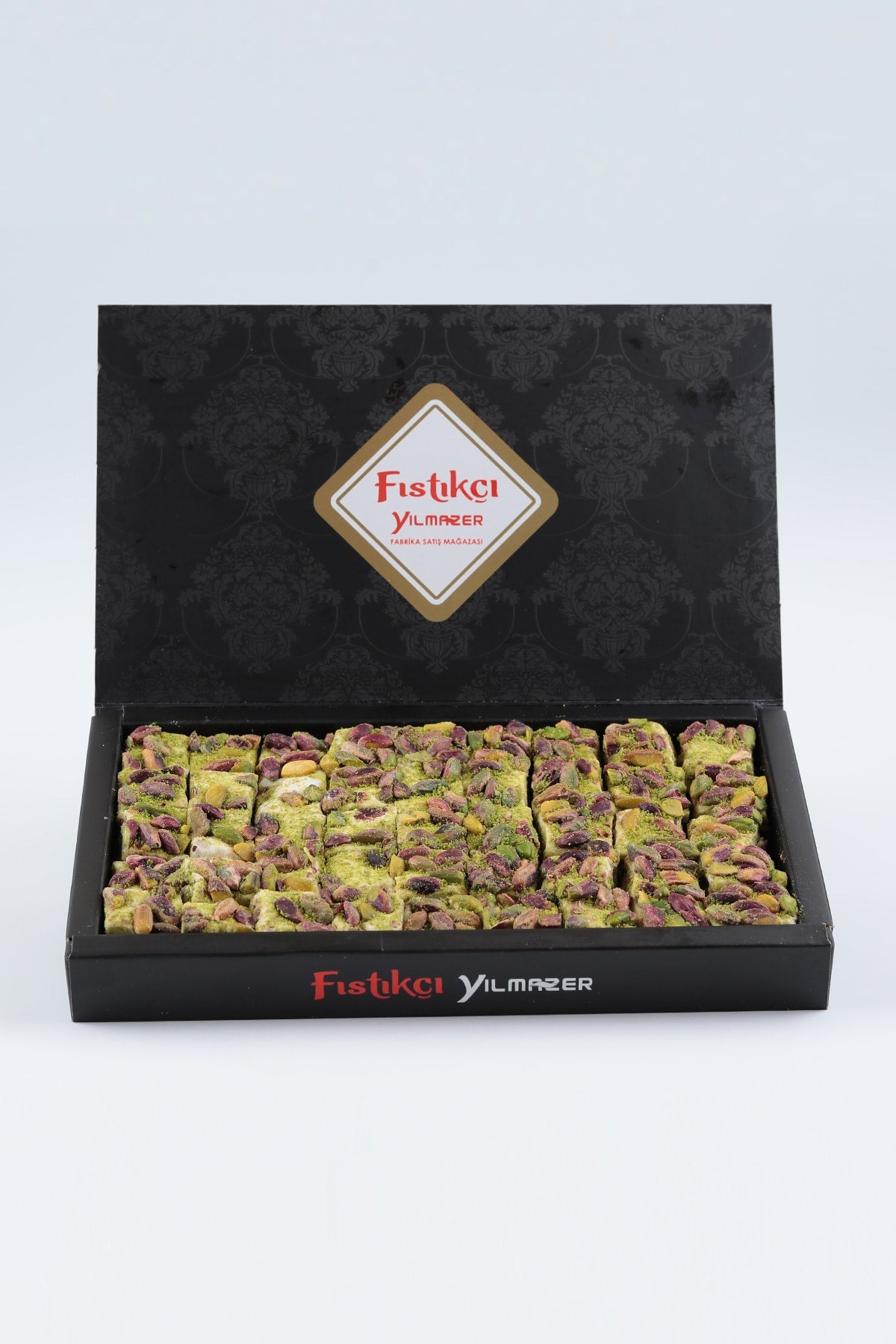 Fistikci yilmazer ozel Pistachio Hunkar Style Turkish Delight saglikli Snack Turkish Delight kahve yani Turkish Delight 500 g - MALLTURK