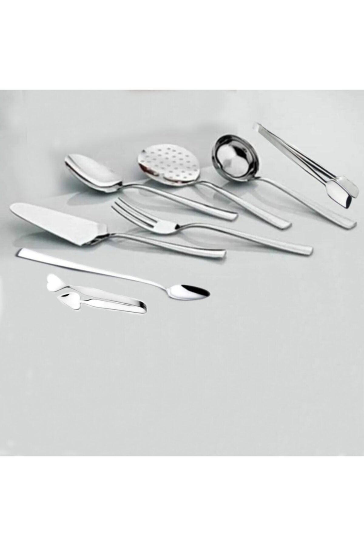 Nehir sahra 8 Piece Serving Utensil Set 8 Piece Serving Utensil Set - MALLTURK
