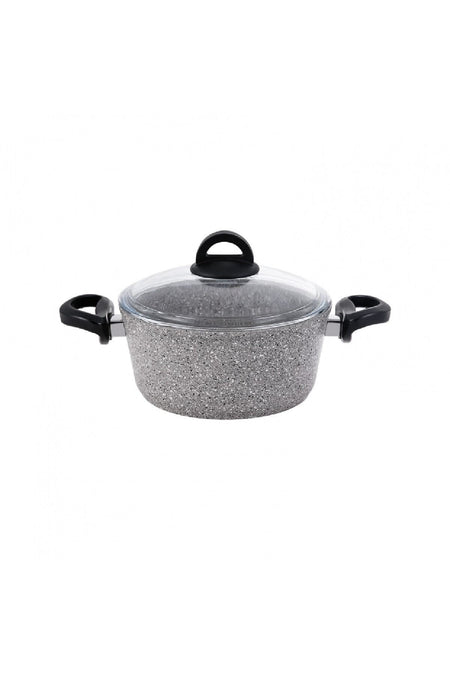Emsan Premium Granite 7 Piece Cookware Set Grey - MALLTURK
