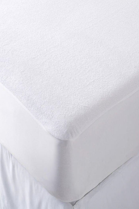 NANOSOFT Waterproof Cotton Fitted Mattress Protector - MALLTURK
