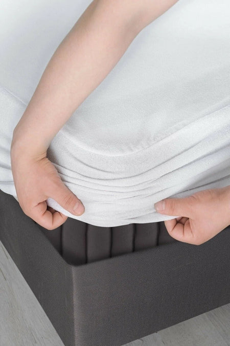 mihriban Waterproof Microfiber Fitted Mattress Protector - MALLTURK