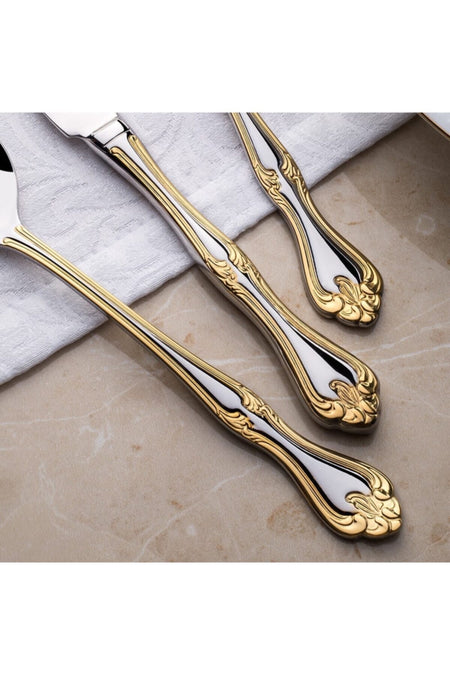 Nehir lalezar altin 84 prc Flatware tk - MALLTURK