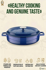 LAVA Cast Iron Casserole with Lid - MALLTURK