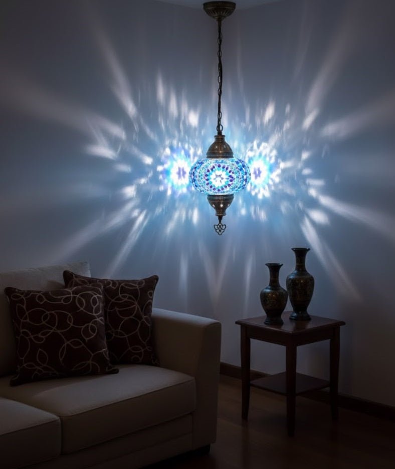 Turkish Mosaic Pendant Lamp - MALLTURK