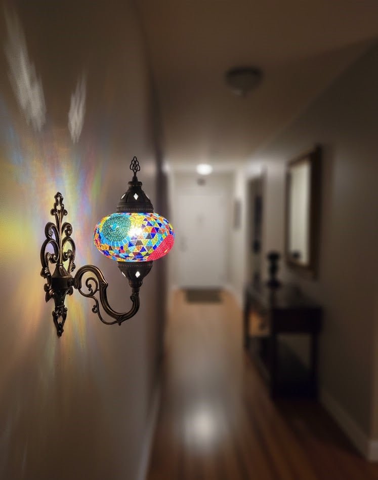Turkish Mosaic Wall Lamp - MALLTURK