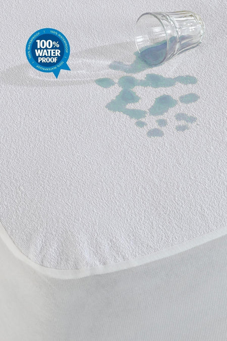 Limon Soft Waterproof Microfiber Fitted Mattress Protector - MALLTURK