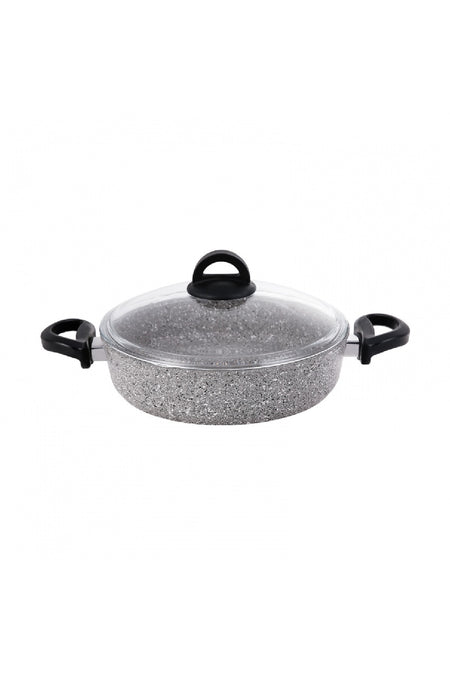 Emsan Premium Granite 7 Piece Cookware Set Grey - MALLTURK