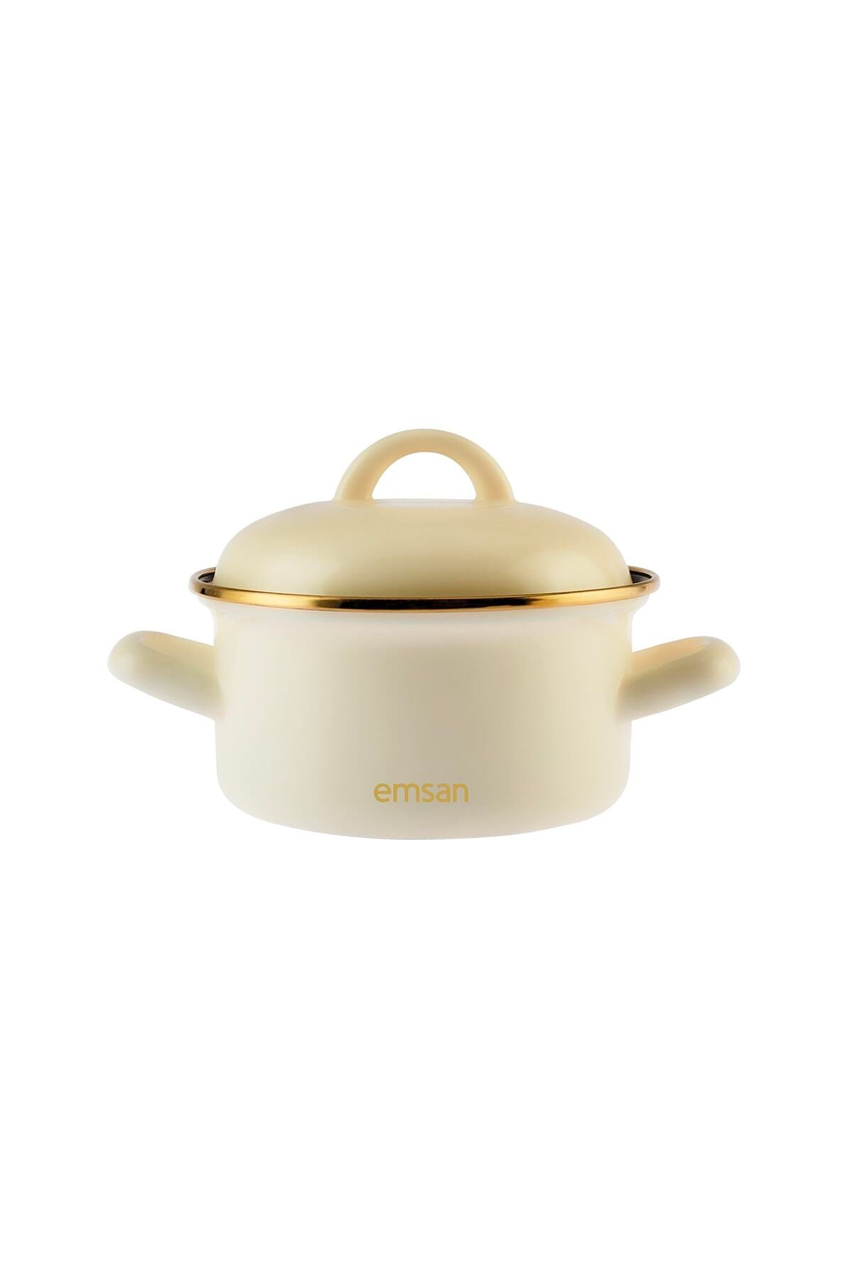 Emsan Tosca 3'lu Midi Cookware Set Ekru