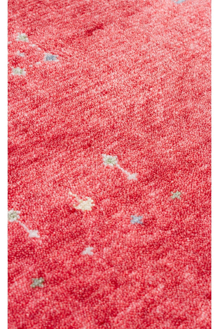 Eko Hali Zara ZR 06 Red Round Special Loom Carpet with Special Dyeing Process for increased Durability - MALLTURK