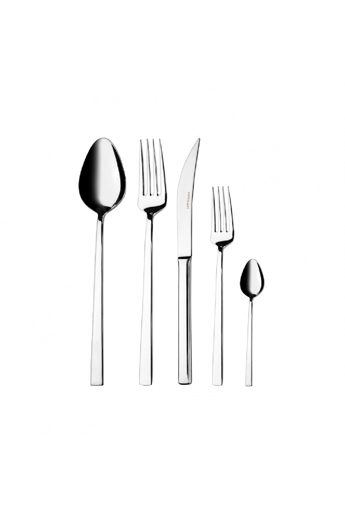 Emsan talia 60 Piece 12 Place Setting Boxed Flatware Set - MALLTURK