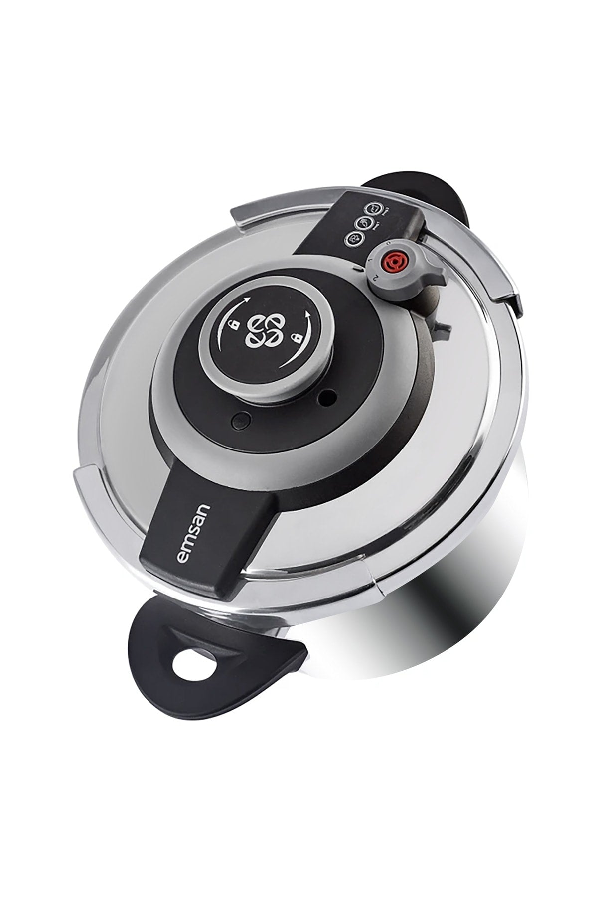 Emsan Vera Pressure Cooker, 6 Liters, Black - MALLTURK