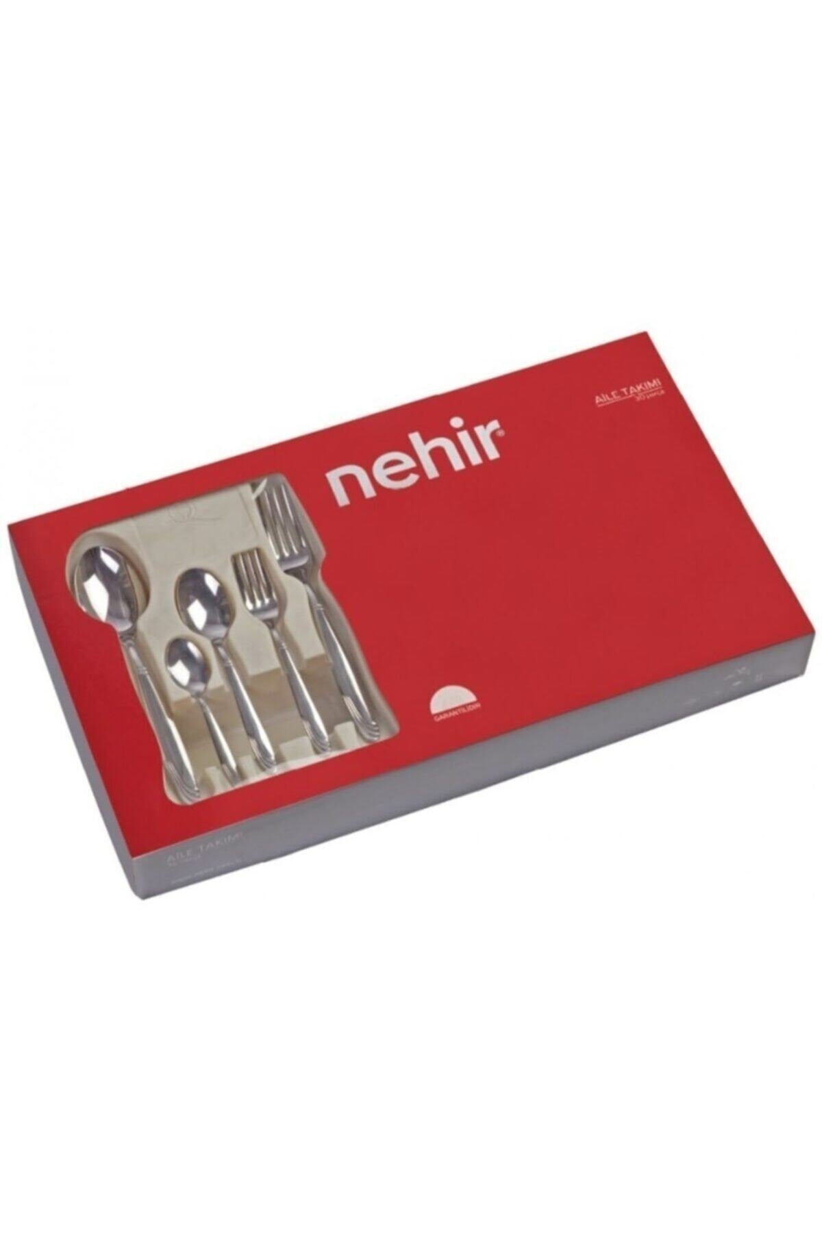 Nehir dalyan 30 Piece Plain bicaksiz paslanmaz kucuk aile takimi - MALLTURK