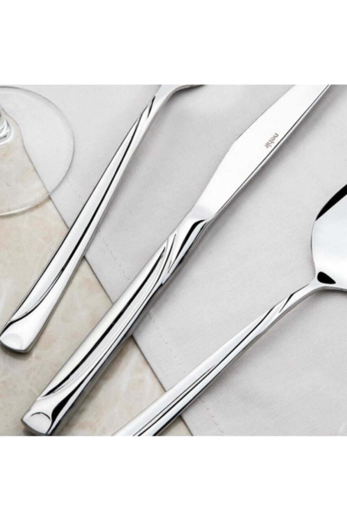 Nehir fiesta Plain 12 Piece yemek Spoon Set - MALLTURK