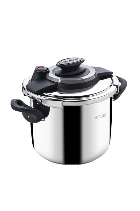 Emsan Montana Black Grey Pressure Cooker 6 Liters - MALLTURK