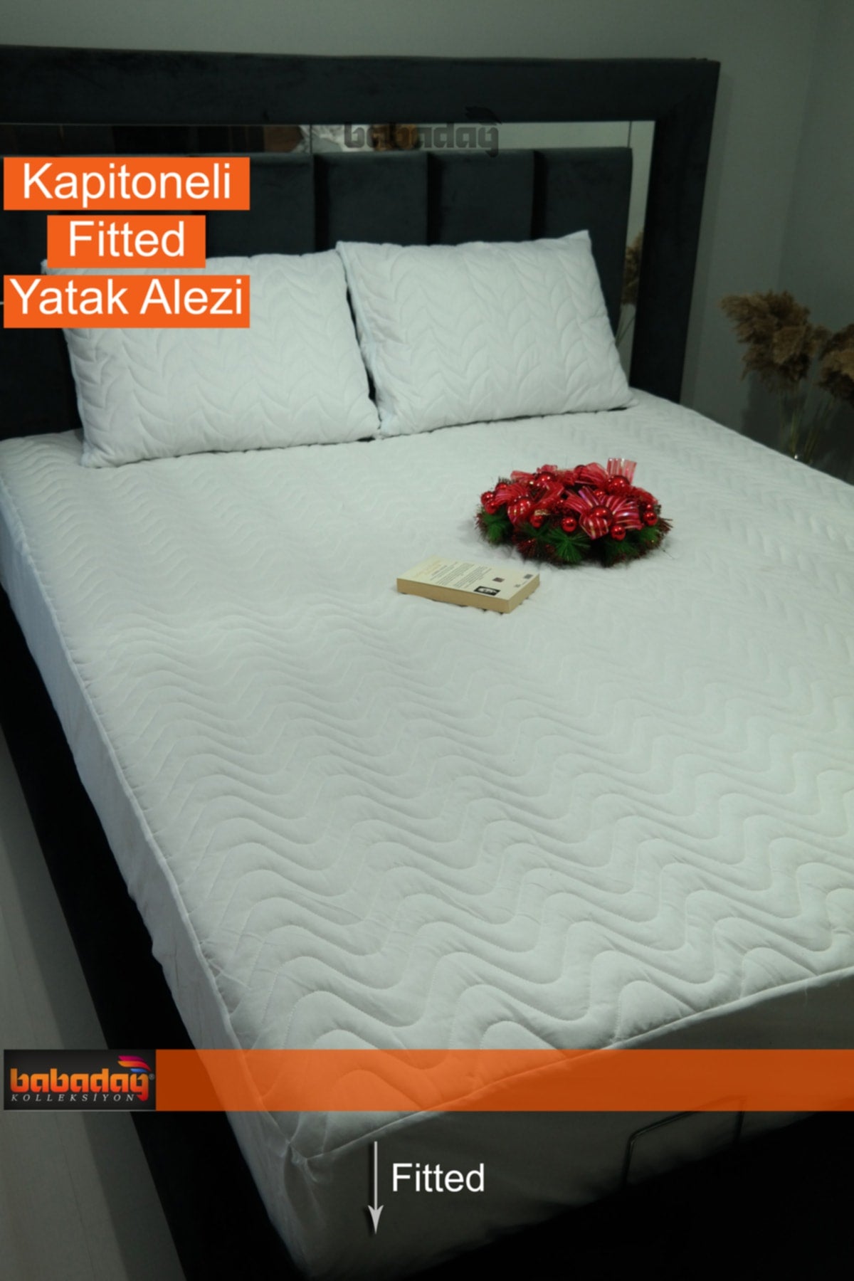 babadag kolleksiyon Cotton Quilted Fitted Mattress Protector - MALLTURK