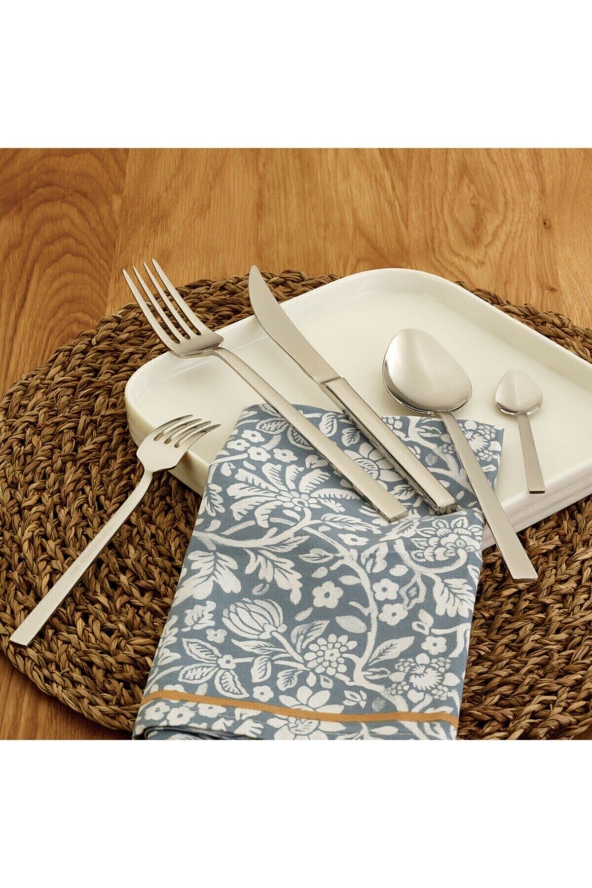 Emsan talia 60 Piece 12 Place Setting Boxed Flatware Set - MALLTURK