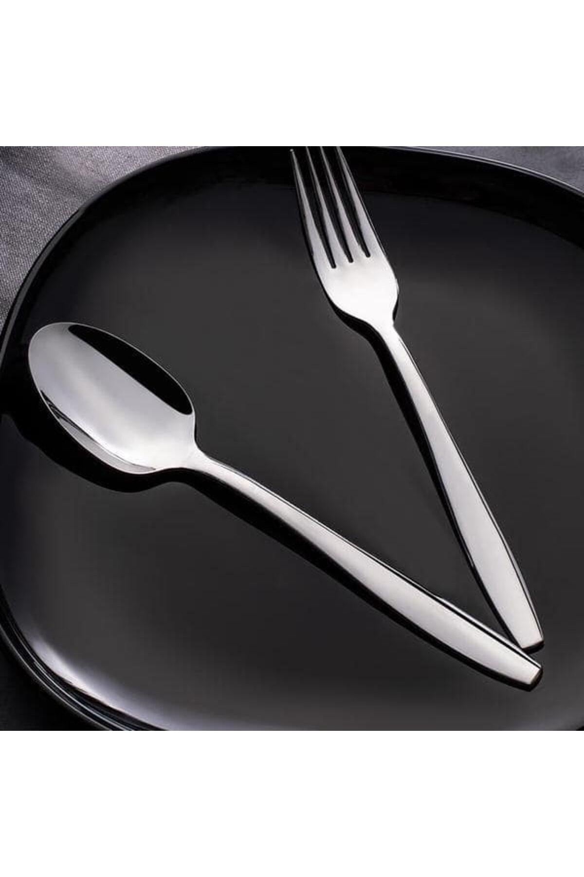 Nehir sahra 30 Piece Fork Spoon Set - MALLTURK