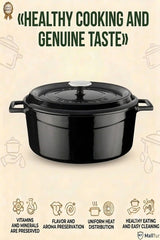 LAVA Cast Iron Casserole with Lid - MALLTURK