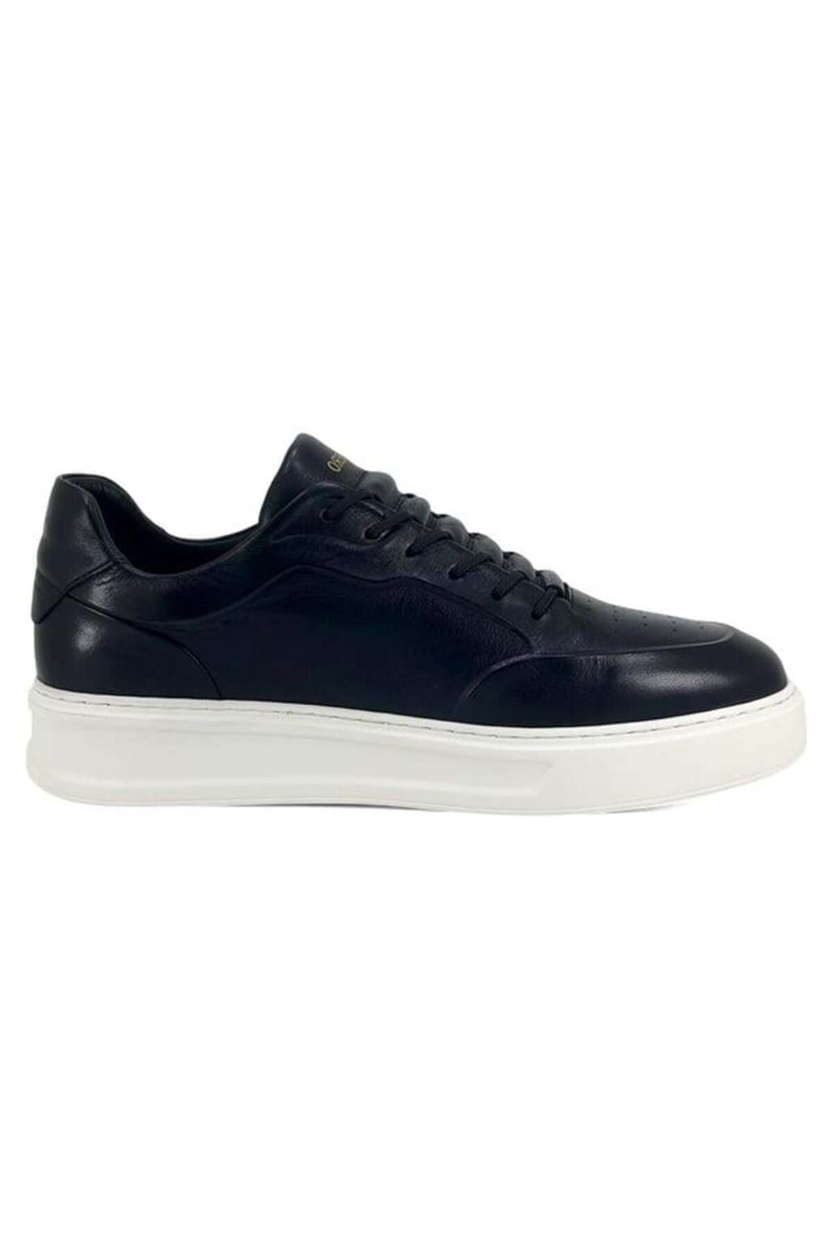 5491 Daily Genuine Leather Men's Shoes-Black - MALLTURK