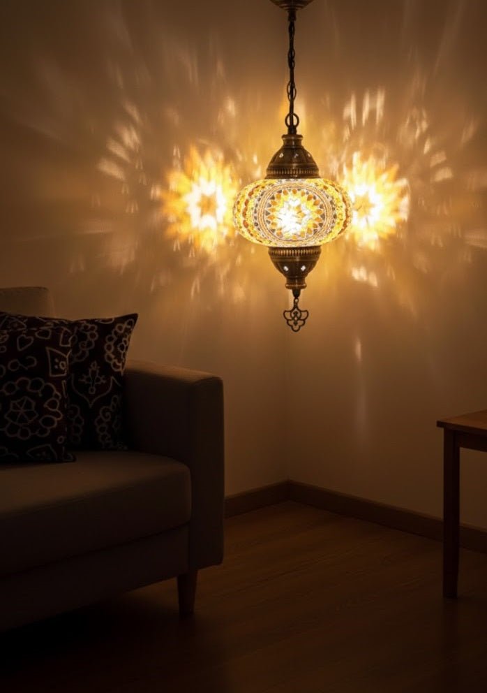 Turkish Mosaic Pendant Lamp - MALLTURK