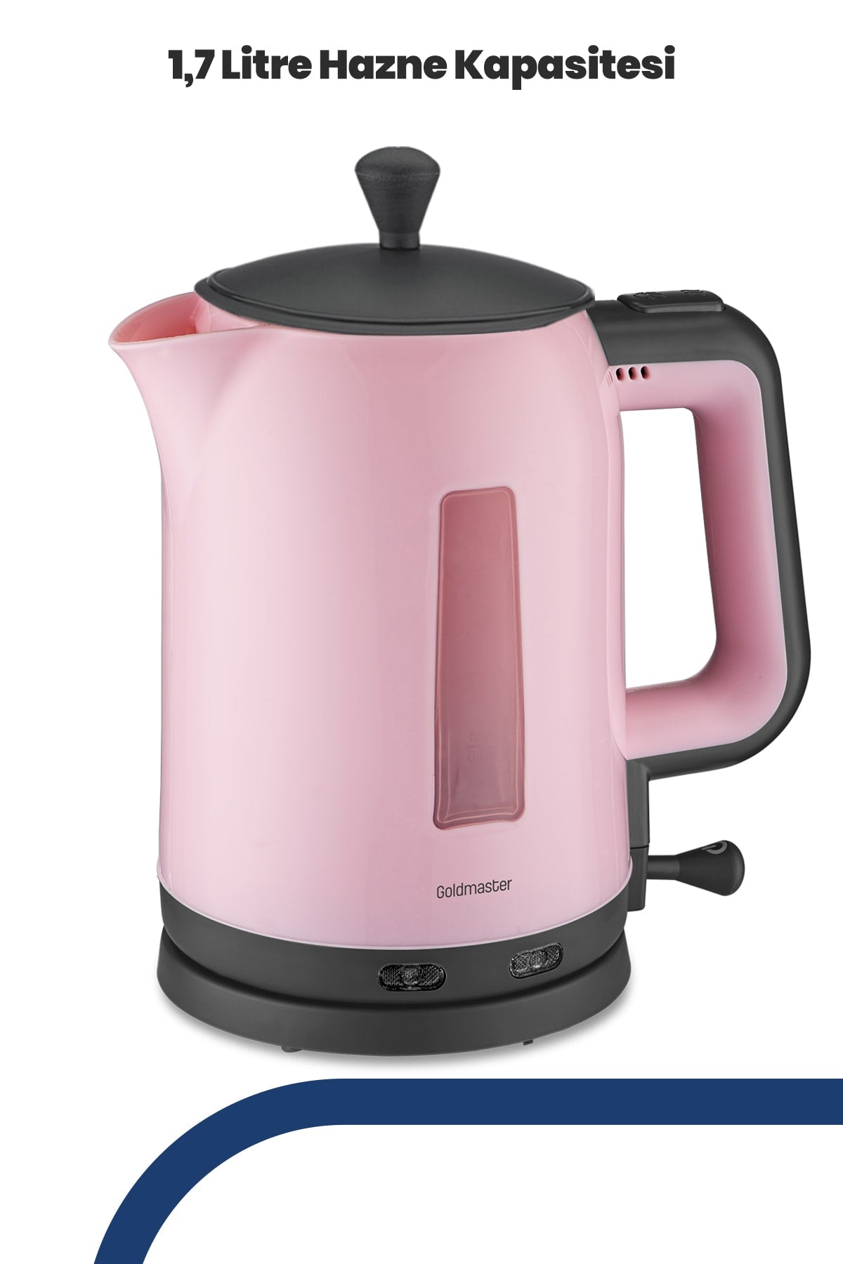 GoldMaster Daisy Pink 2200 Watt Tea Maker and Water Heater with Glass Teapot - MALLTURK