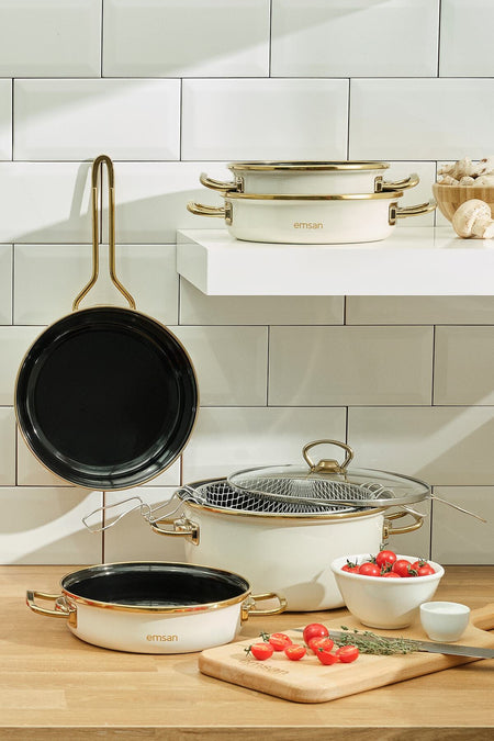 Emsan Nostalji Enamel Frying Pot - MALLTURK
