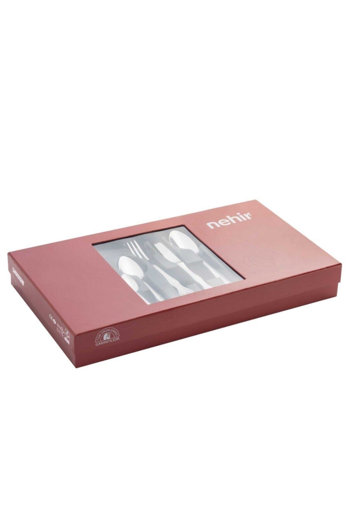 Nehir milano Plain 36 Piece Flatware Set - MALLTURK