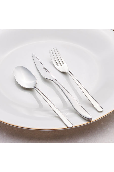 Emsan bello 72 Piece 12 Place Setting Flatware Set - MALLTURK