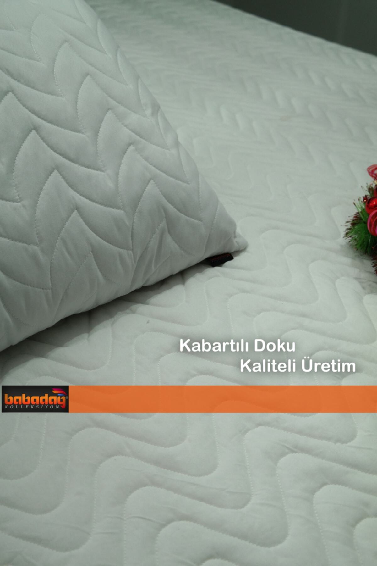 babadag kolleksiyon Cotton Quilted Fitted Mattress Protector - MALLTURK