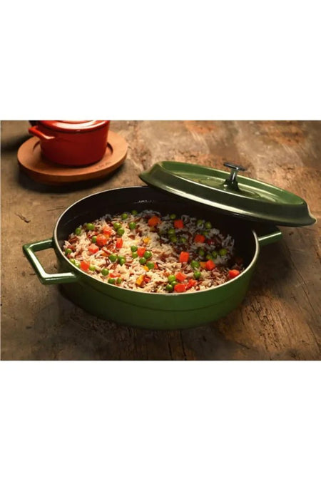 LAVA Cast Iron Casserole with Lid - MALLTURK