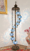 Turkish Mosaic Floor Lamp – 9 Globe
