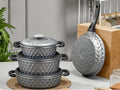 TAC Carabella 7-Piece Cast Iron Cookware Set, Gray