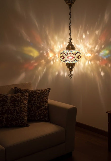Turkish Mosaic Pendant Lamp - MALLTURK