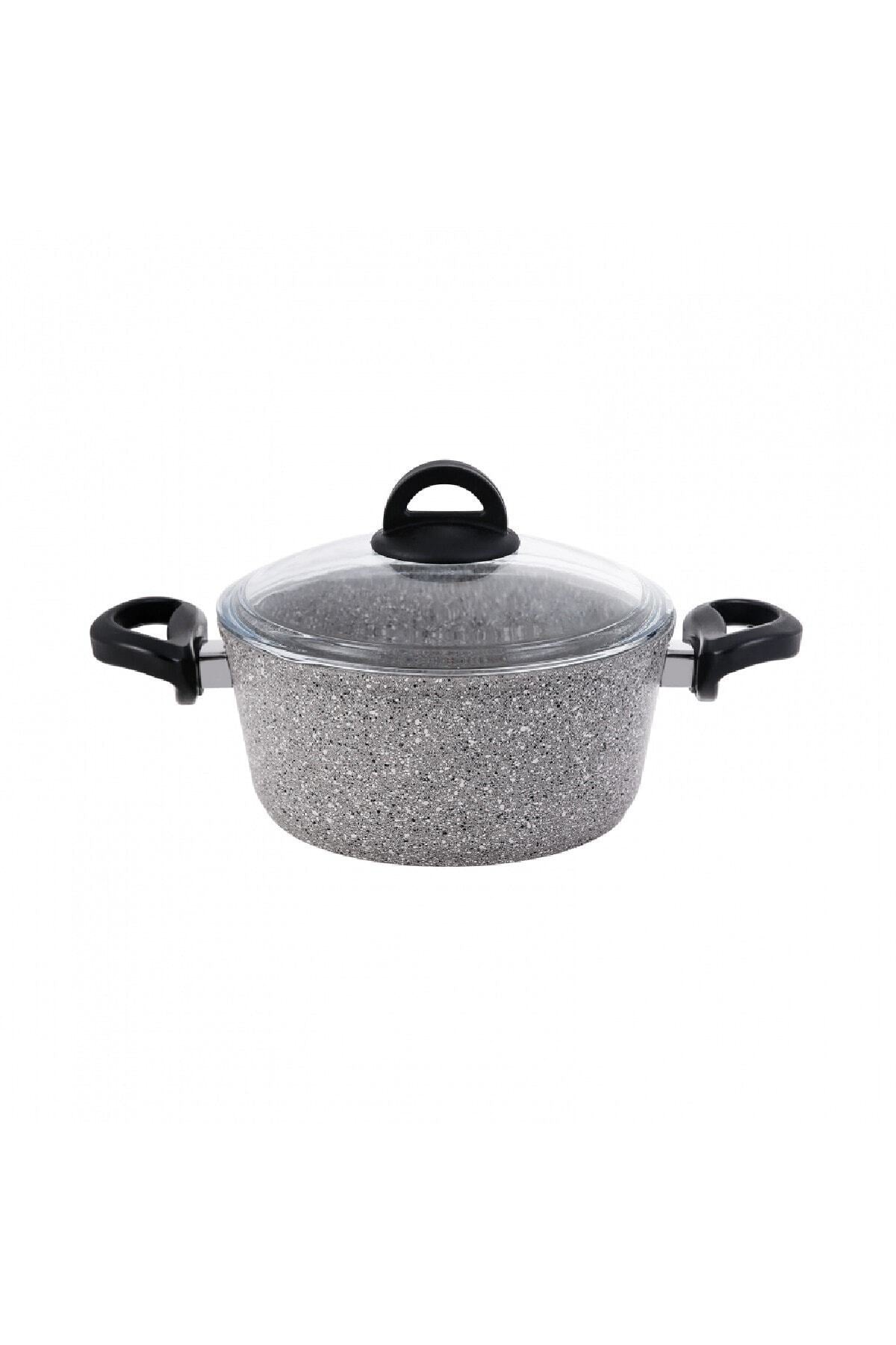 Emsan Premium Granite 7 Piece Cookware Set Grey - MALLTURK