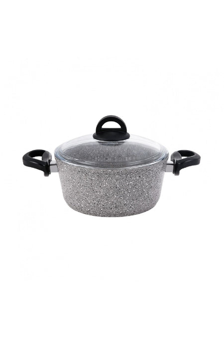 Emsan Premium Granite 7 Piece Cookware Set Grey - MALLTURK