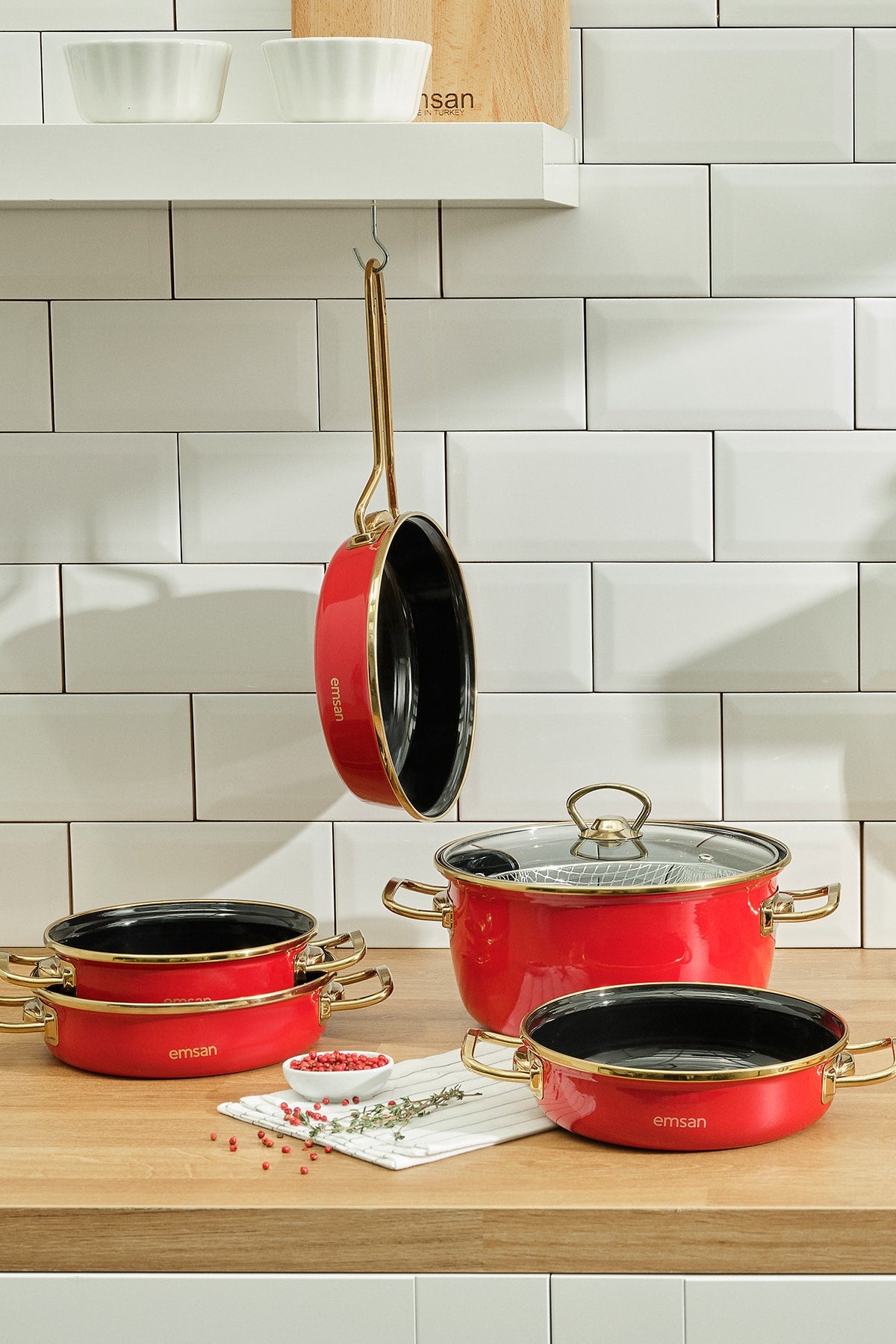 Emsan Nostalji Enamel Frying Pot - MALLTURK