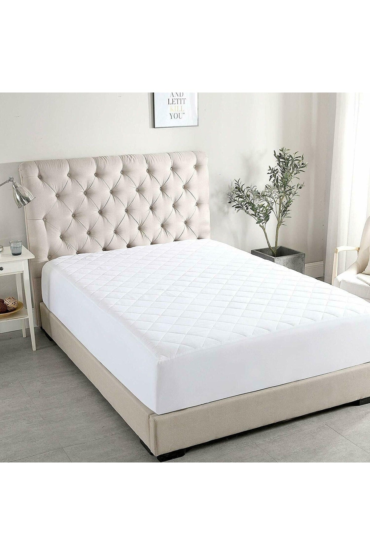 violacasa Waterproof Quilted Fitted Mattress Protector - MALLTURK