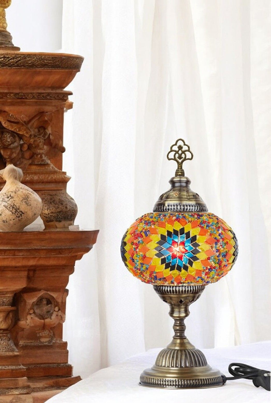 Turkish Mosaic Table Lamp - MALLTURK