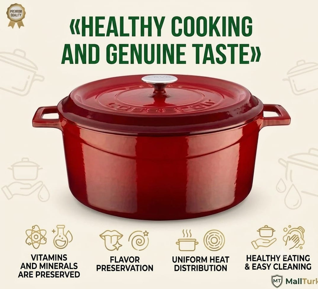 LAVA Cast Iron Casserole with Lid